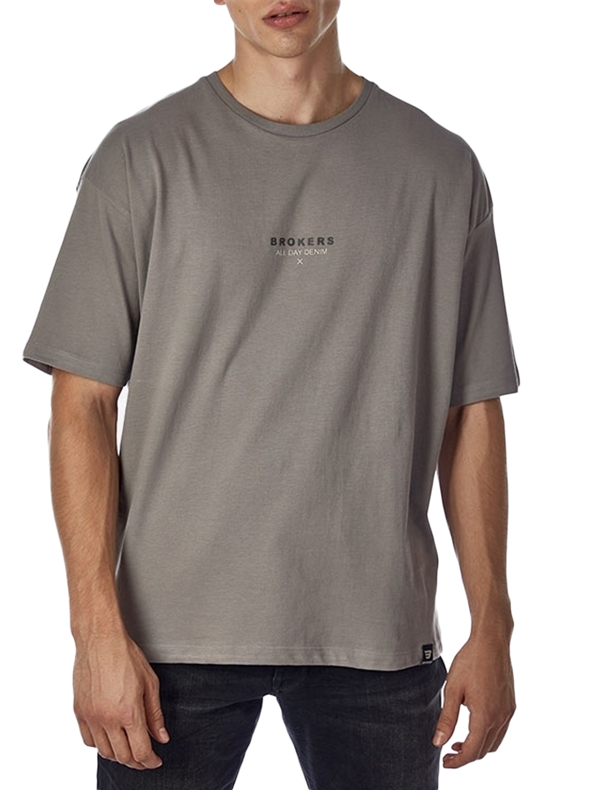   Brokers | Oversize All Day Denim Tee | Mens T-Shirts