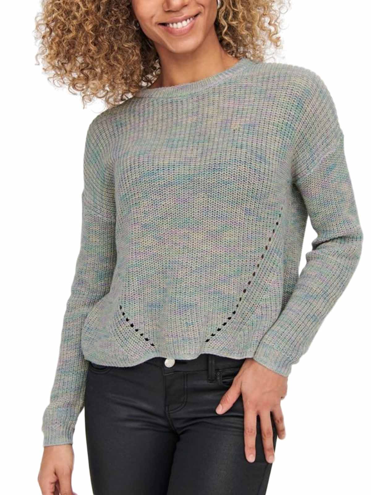   ONLY | Ninni Life Crop Knitted Pullover | Womens Knitwear