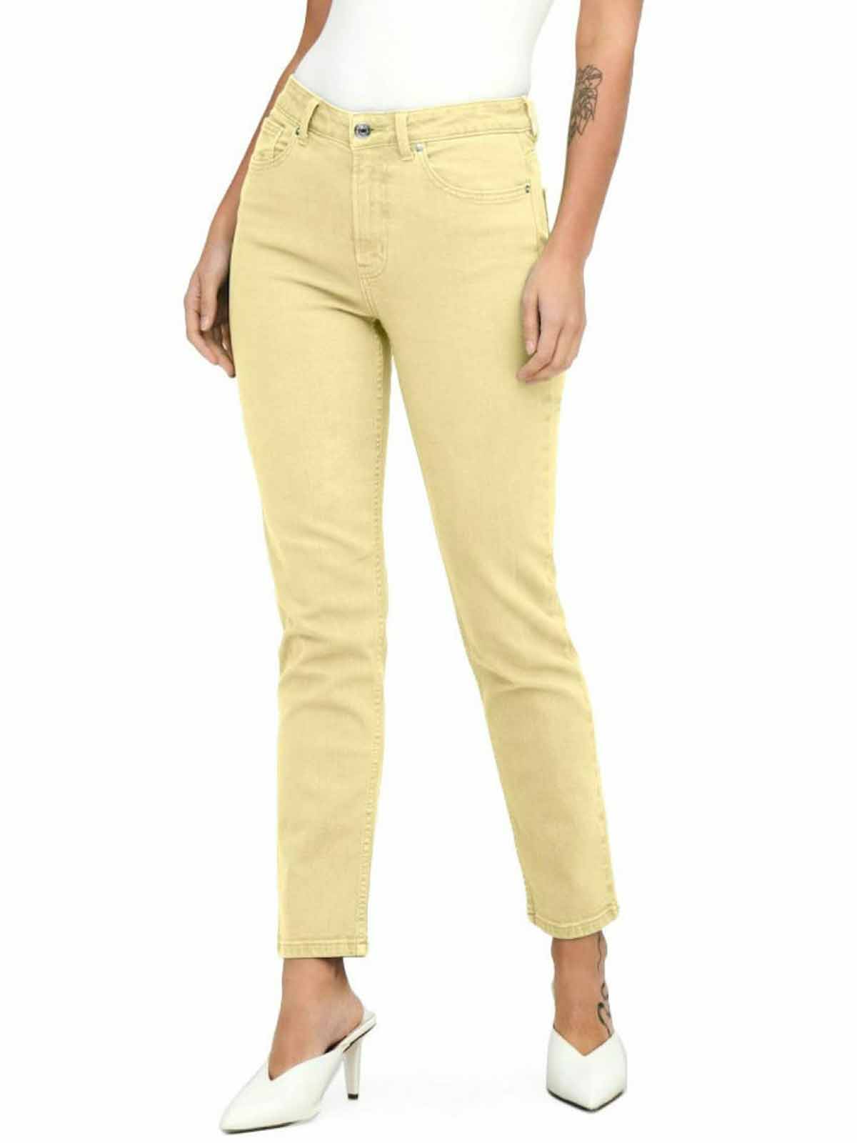   ONLY | Emily HW Straight Pant | Womens Pants