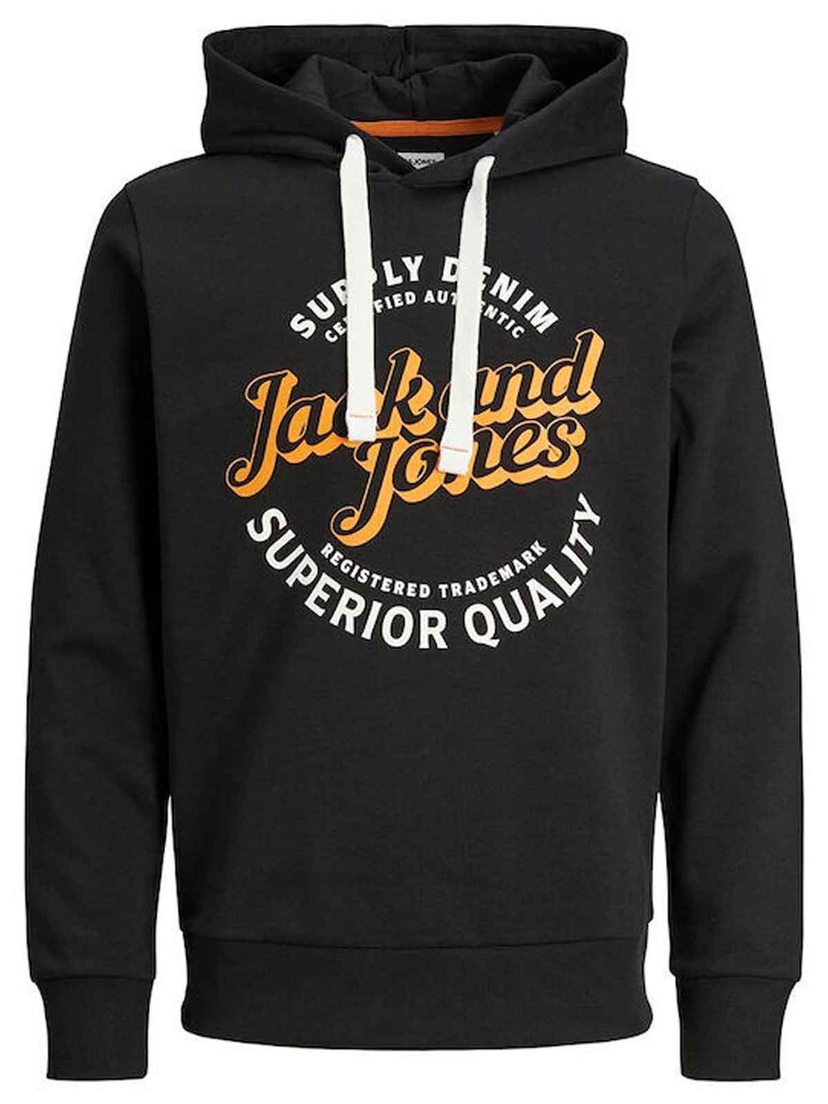   Jack & Jones | Mik Sweat Logo Hood |  