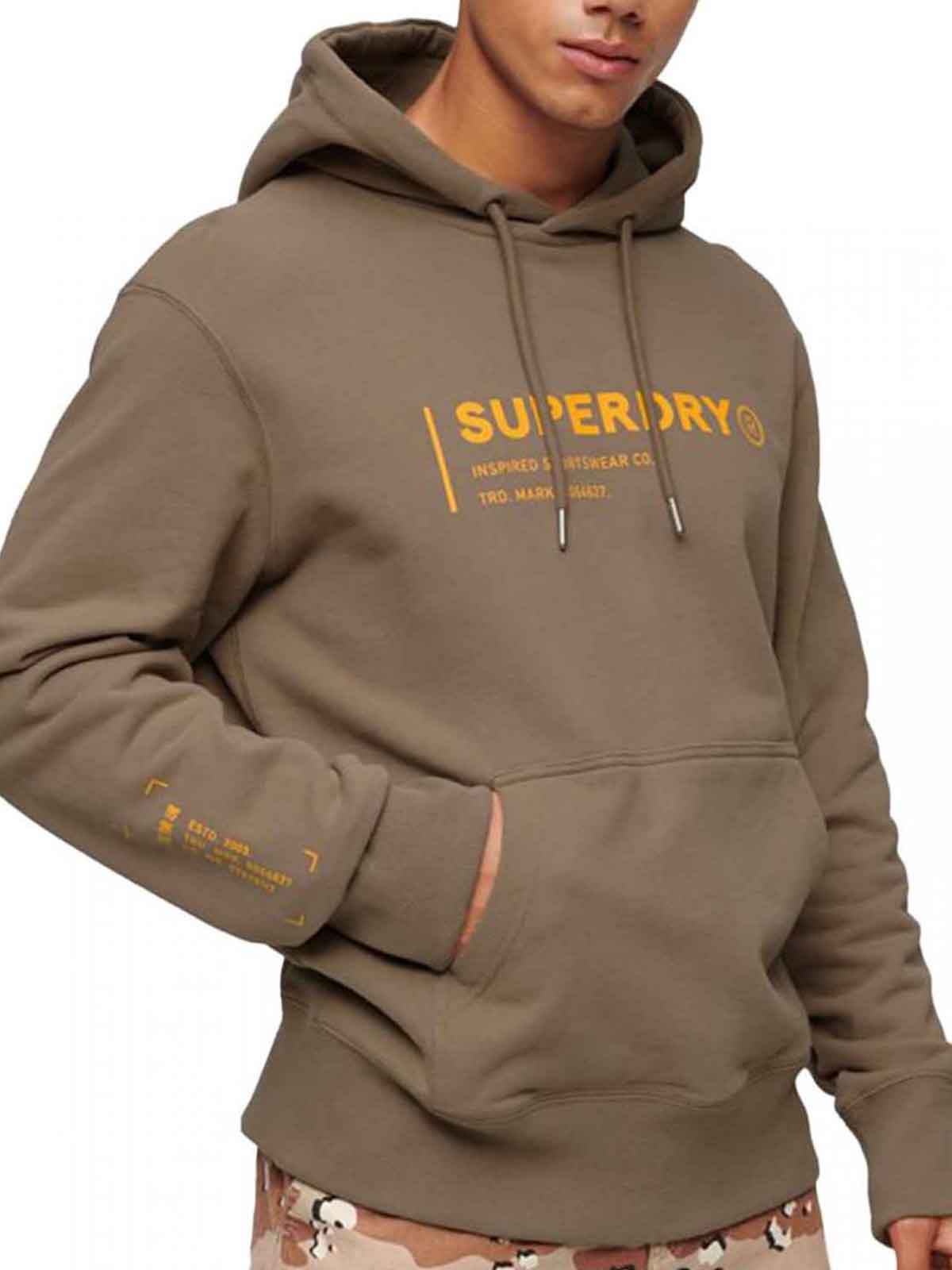   Superdry | Utility Sport Logo Loose Hoodie |  