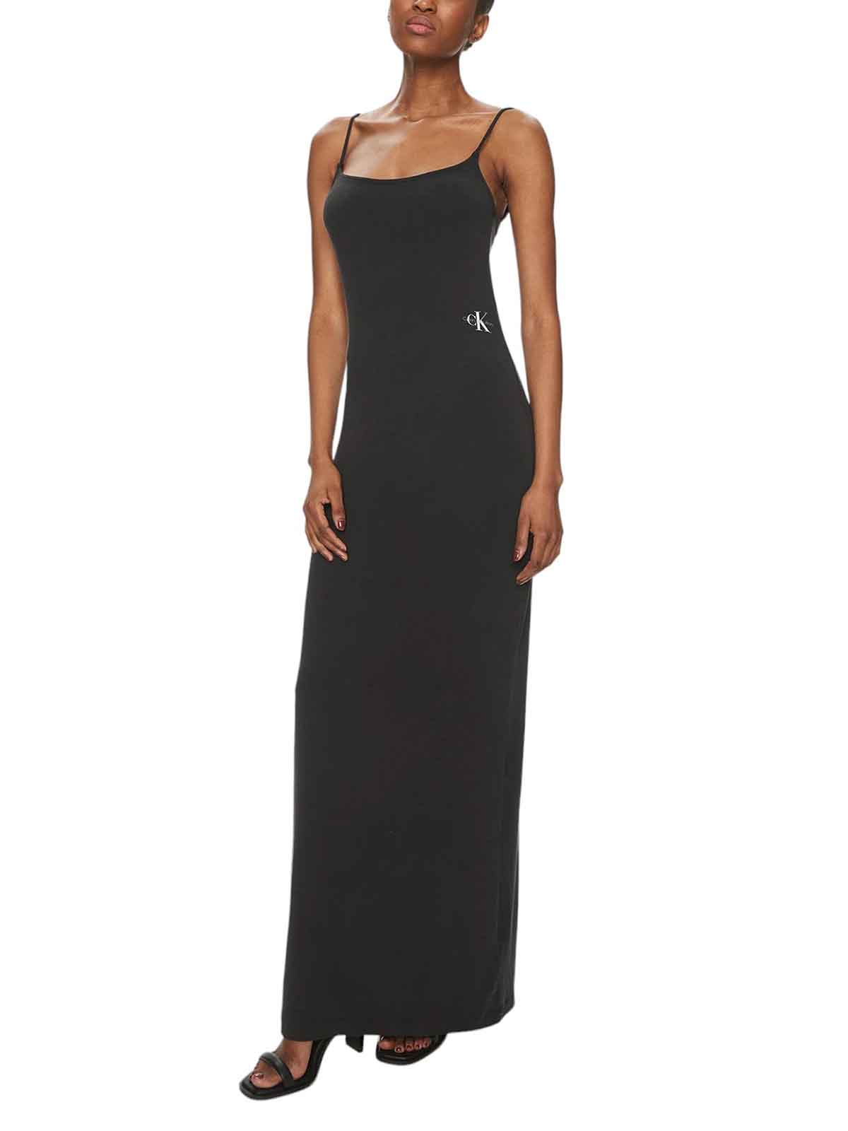   Calvin Klein | Long Modal Black Dress |  