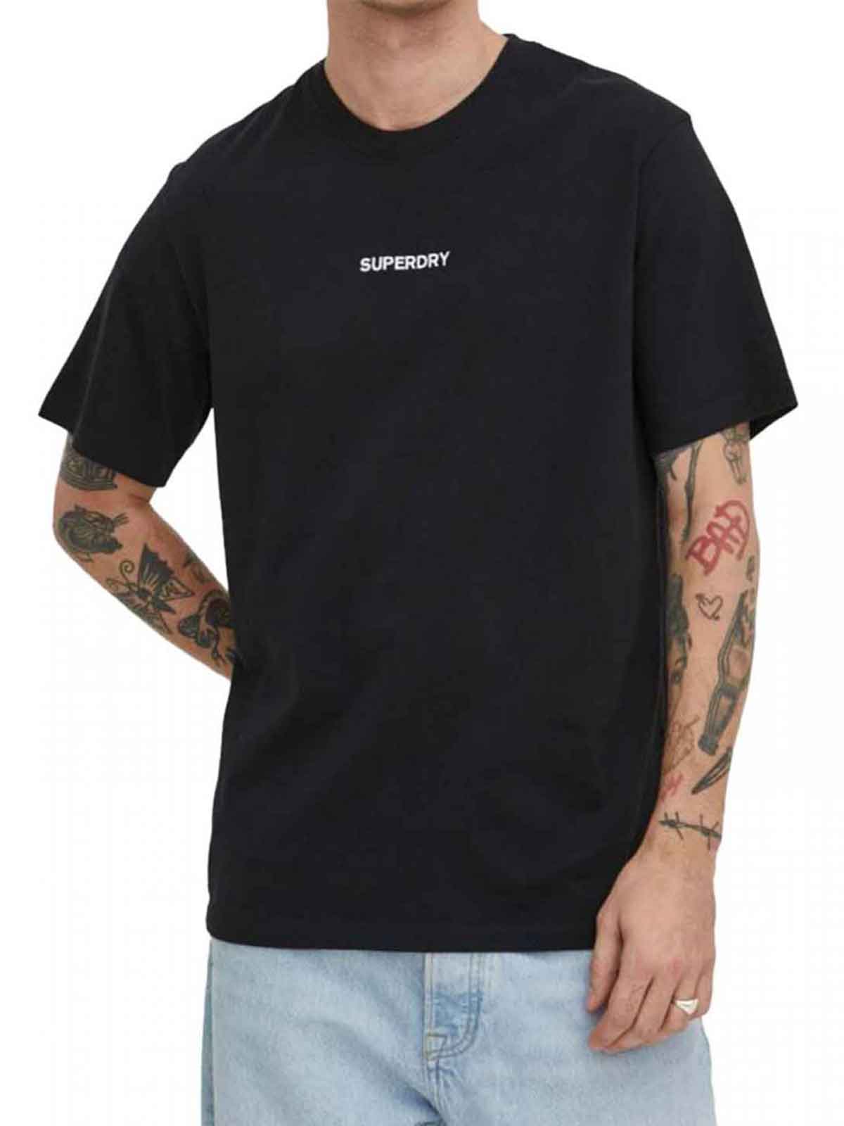   Superdry | Micro Logo Graphic Loose Tee |  