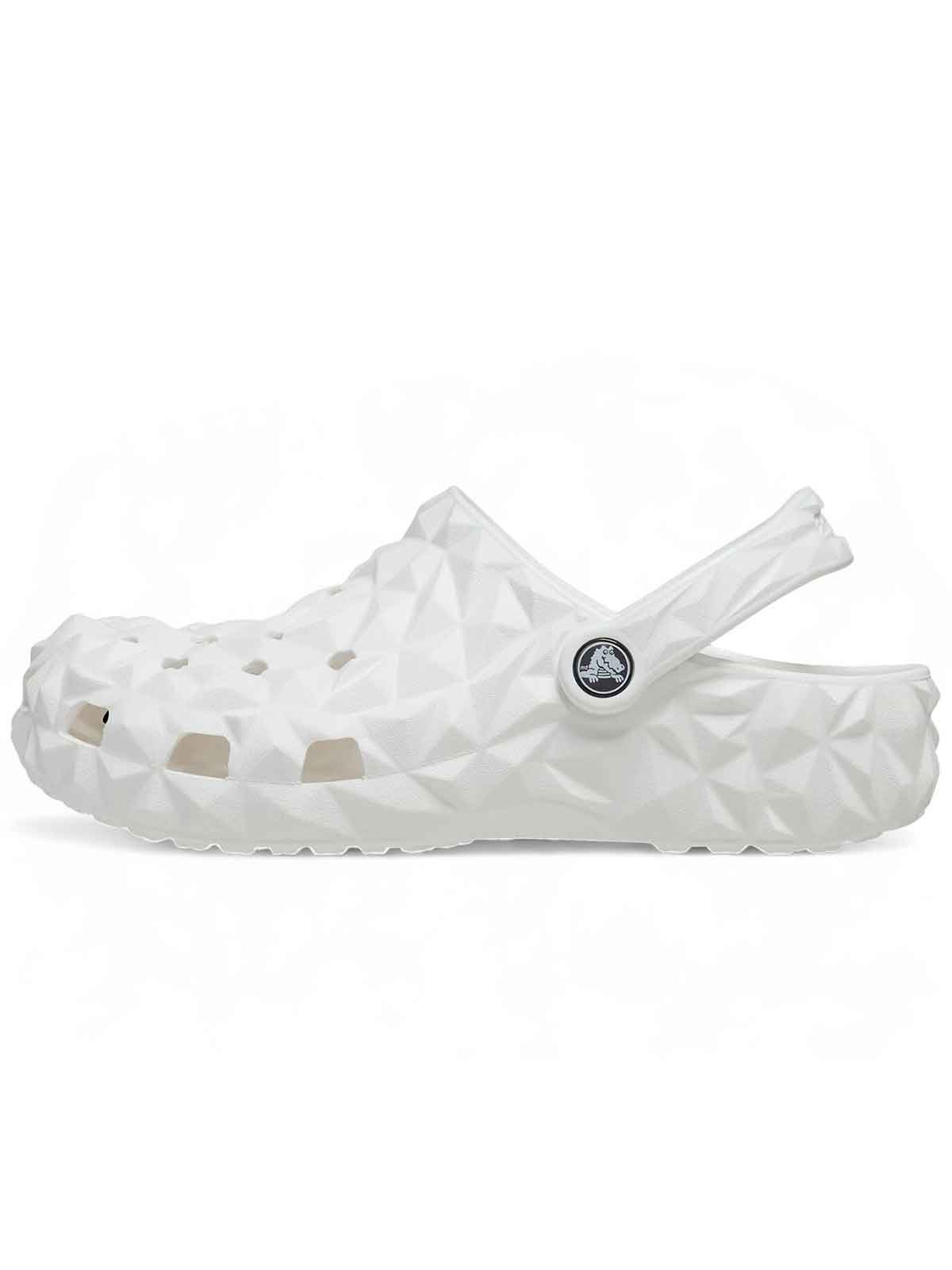   Crocs | Classic Geometric Clog White |  